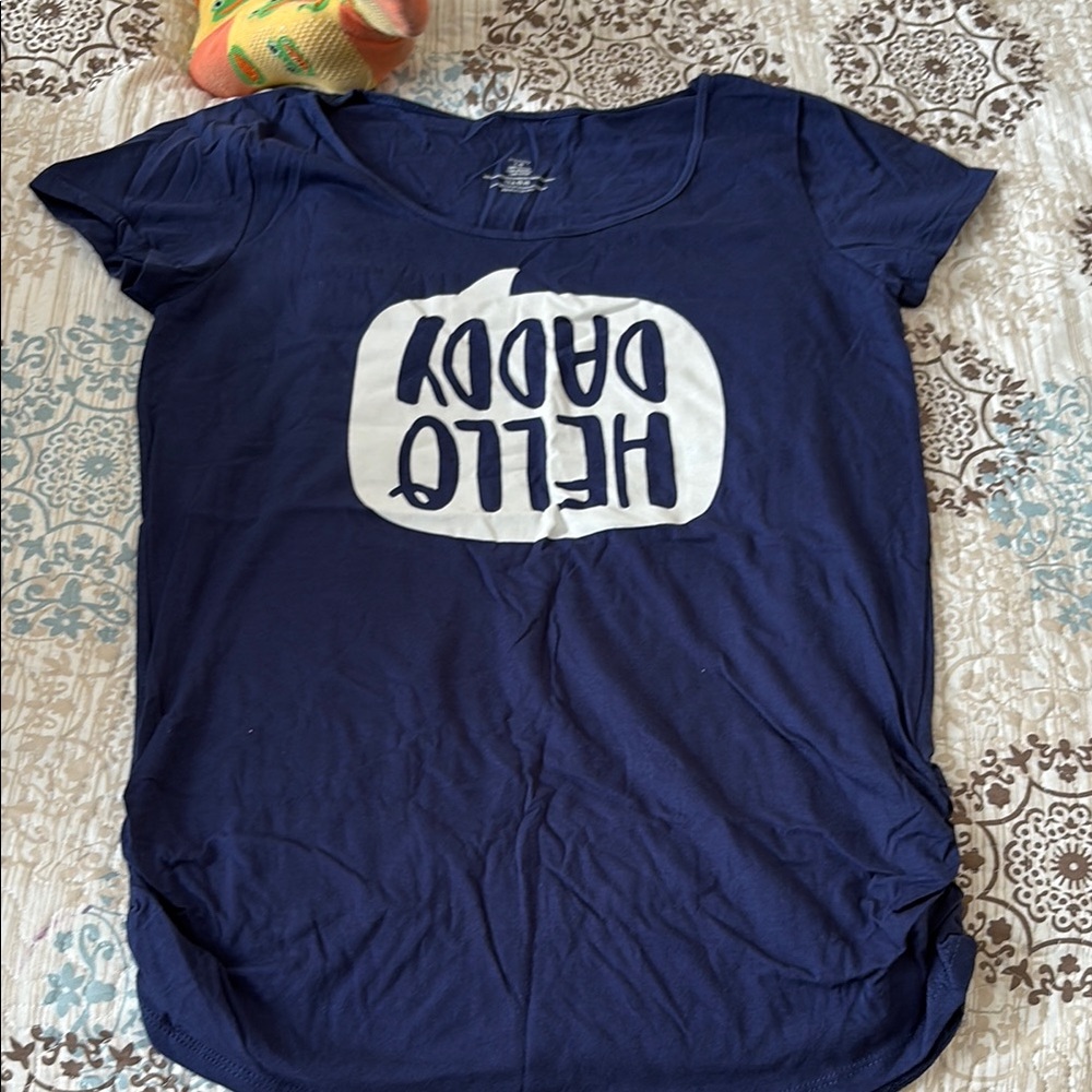 LG Dark Blue Maternity T-Shirt